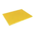 Hygiplas Extra dickes Schneidebrett mit hoher Dichte - groß, gelbe Farbcodierung - Vorbereitung von gekochten Fleischprodukten, Größe: 25x600x450 mm, HDPE-Schneidebrett, J045