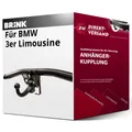 Für BMW 3er Limousine Typ F30 (Brink) Anhängerkupplung horizontal abnehmbar top