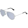 Ray-Ban RB 3025 AVIATOR LARGE METAL Unisex-Sonnenbrille Vollrand Pilot Metall-Gestell, silber