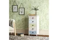 HOMCOM Kommode Schubladenkommode mit 5 Schubladen (Aufbewahrungsschrank, 1 St., Kommodenschrank), mit Kisppschutz für Wohnzimmer, Schlafzimmer, Bunt