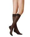 KUNERT Damen Kniestrümpfe Cotton Sole 20 hautsympatisch 20 DEN Black 0500 35/38