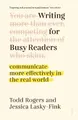 Todd Rogers Jessica Lasky-Fink Writing for Busy Readers (Taschenbuch)
