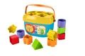 Fisher-Price Babys Erste Bausteine | Babyspielzeug ab 6 Monate, 9 Monate | Steckspiel ab 1 Jahr | Motorikspielzeug ab 6 Monate | Baby-Sortierspiel mit Sortierbox | Lern- & Formensortierspiel, FFC84