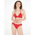 Tommy Hilfiger Swimwear Triangel-Bikini-Top TH TRIANGLE FIXED FOAM, mit Tommy Hilfiger-Branding rot L (40)