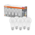 OSRAM LED E27 Kaltweiß 5er Pack ersetzt 60W Nicht dimmbar Matt