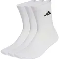 Adidas C Ess Crw 3p White/White/Black M (40 - 42) (JZ0530)
