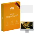 atFoliX Panzerfolie für Apple iMac 24 2021 Schutzfolie matt&stoßfest Folie