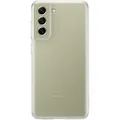 Samsung Premium Clear Cover "EF-QG990" für Galaxy S21 FE, Weiß