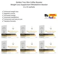 Golden Tree Slim Coffee Booster, Stoffwechsel- & Abnehmhilfe, mit Grünem Tee x6
