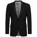 GREIFF Sakko Greiff Corporate Sakko PREMIUM Herren Slim Fit OEKO TEX® Schwarz 90 schwarz 90