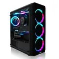 Greed® MK2 Plus - 4k High End Gaming PC - AMD Ryzen 7 5700X + RX 9060 XT 16GB + Computer mit 4,6 GHZ - 32GB DDR4 RAM - 1TB SSD + WLAN + Windows 11... - Schwarz