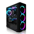 Greed® MK2 Plus - High End Gaming PC - AMD Ryzen 7 5700X + RX 9060XT 16GB - Schneller RGB Computer + 4K Raytracing Rechner mit 4,6 GHZ - 32GB DDR4 RAM - 1TB SSD + 750W Netzteil - WLAN + Windows 11 Pro