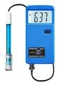 PeakTech P 5310 A pH Messgerät/PH Meter mit austauschbarer BNC Elektroden Sonde, geeignet für Schwimmbad, Aquarium und Labor, P 5310 A, Blau