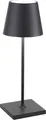 Zafferano Poldina Pro Mini Dark Grey wiederaufladbare und dimmbare LED-Tischleuchte mit einer Akkulaufzeit von bis zu 12 Stunden