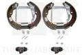 Bremsbackensatz NK 444363101 für 5J7 ROOMSTER SKODA OCTAVIA 1 1U2 Combi 1U5 5J 2