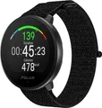 Polar Black Hook & Loop Edition Nylon-Armband Smartwatch 43 mm AMOLED GPS