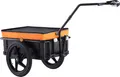 VEVOR Fahrradanhänger, 40 kg Tragkraft, Transportanhänger, faltbar und kompakt verstaubar, mit Universalkupplung, wasserdichte Abdeckung, 40,6 cm Räder, passend für 640-711 mm große Fahrradräder