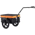 Fahrrad-Lastenanhänger, 40 kg Tragfähigkeit, klappbar, Universalkupplung, sch...