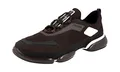Prada Herren Braun Stoff Sneaker 2EG253 44 EU/UK 10
