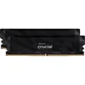 Crucial Pro OC Schwarz 32GB Kit 2x16GB DDR5-6400 CL32 UDIMM Gaming-Arbeitsspeicher - Unterstützt Intel XMP 3.0 und AMD EXPO