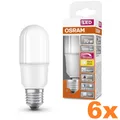6 x OSRAM E27 LED Lampe SUPERSTAR PLUS HD LIGHTING Stickform dimmbar 11W wie 70