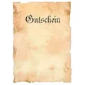 50x RÖSSLER 1643289800 Designblatt Gutschein, A4, 170g/m²