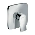 Hansgrohe Brausenmischer Unterputz Metris Fertigset eckig chrom