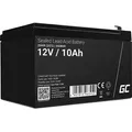 Green Cell® AGM 12V 10Ah Akku VRLA Blei-Batterie Bleiakku Ersatzakku Gelakku Akkubatterie Zyklenfest Unbemann UPS | USV | Notstrom | USV-Anlage |U...