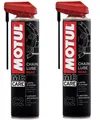 MOTUL MC CARE C2 CHAIN LUBE ROAD 2x400 ml Motorrad Kettenspray Farblos