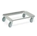 BRB-Lagertechnik Transportroller Transportroller aus Edelstahl, für 600x400 mm Eurobehälter