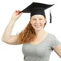 Relaxdays Doktorhut, Einheitsgröße, Quaste, Abschlussfeier Abitur Hochschule Diplom Promotion, Faschingskostüm, schwarz