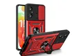 betterfon Handyhülle Panzerhülle für Xiaomi Redmi 12C mit Kameraschutz & Ringhalter, Outdoorhülle mit Smartstand und Silikonkern