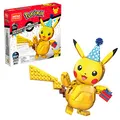 Mega Construx GWY76 - Pokémon 25. Jubiläum 10cm Pikachu Bauset mit 280 Bausteinen, ab 6 Jahren - Exklusiv bei Amazon