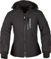 Modeka Clarke Damen Motorrad Textiljacke, schwarz, 36