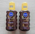 Nivea SUN Tropical Bronze Öl-Spray  SPF6 mit Carotin  2 x 200ml - NEU