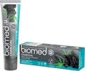 Biomed Triple Aktivkohle Fluorid FREI Zahnaufhellung Zahncreme 100g