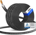 hb-digital 40m Solarkabel 6 mm² H1Z2Z2-K Photovoltaik Kabel für Solaranlagen schwarz