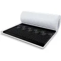 Topper 180x200 cm Matratzenauflage NERO DOUBLE mit HR-Schaum Matratzenschoner H3 mit waschbarem Premium Bezug