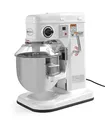 HENDI Planetenrührer, Küchenmaschine, Digitales Bedienfeld, inkl. Schüssel, Schläger, Schneebesen, Teighaken, Eingebaute Sicherheitsabschalter, 7L, 230V, 650W, 240x420x(H)425mm, Gussstahl, Kunststoff