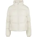 Urban Classics Ladies - Short Puffer Winterjacke sand - XS - Beige - XS
