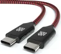 1,8m USB C Kabel 3.1 Typ C zu Typ C PD Schnell Ladekabel Samsung Huawei Apple