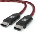1,8m USB C Kabel 3.1 Typ C zu Typ C PD Schnell Ladekabel Huawei Apple