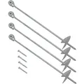 4x Erdanker 60cm Bodenanker F Schaukel Spielturm Erdnagel Befestigungsanker Zelt