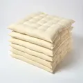 Stuhlkissen Creme 6 Stück - Homescapes