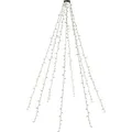 Goobay Lichterkette 60386, 280 LED, innen + außen, Baumvorhang, mit Timer, 2 m