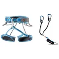 Ocun - Via Ferrata Twist Tech Captur Pro Swivel Set - Kletterset Gr XS-M grau/blau
