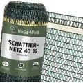 Schattiernetz – Sonnenschutz für Gewächshäuser und Pflanzen – 40% / 3 m / grün - dunkelgrün