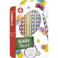 Ergonomischer Buntstift für Rechtshänder EASYcolors 12er Pack mit Spitzer STABIL