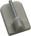 GARDINIA Gardinenstangenhalter, Gardinenstangen, (Set, 4-St), Serie Vitragestange flachoval Ø 11 mm
