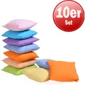 Erzi Kissen 10er-Set, bunt sortiert (26 x 26 cm) (50513)